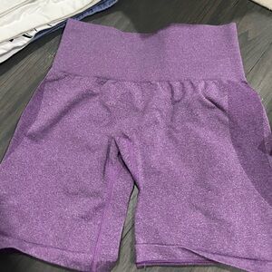 NGVT Violet Contour Seamless Shorts